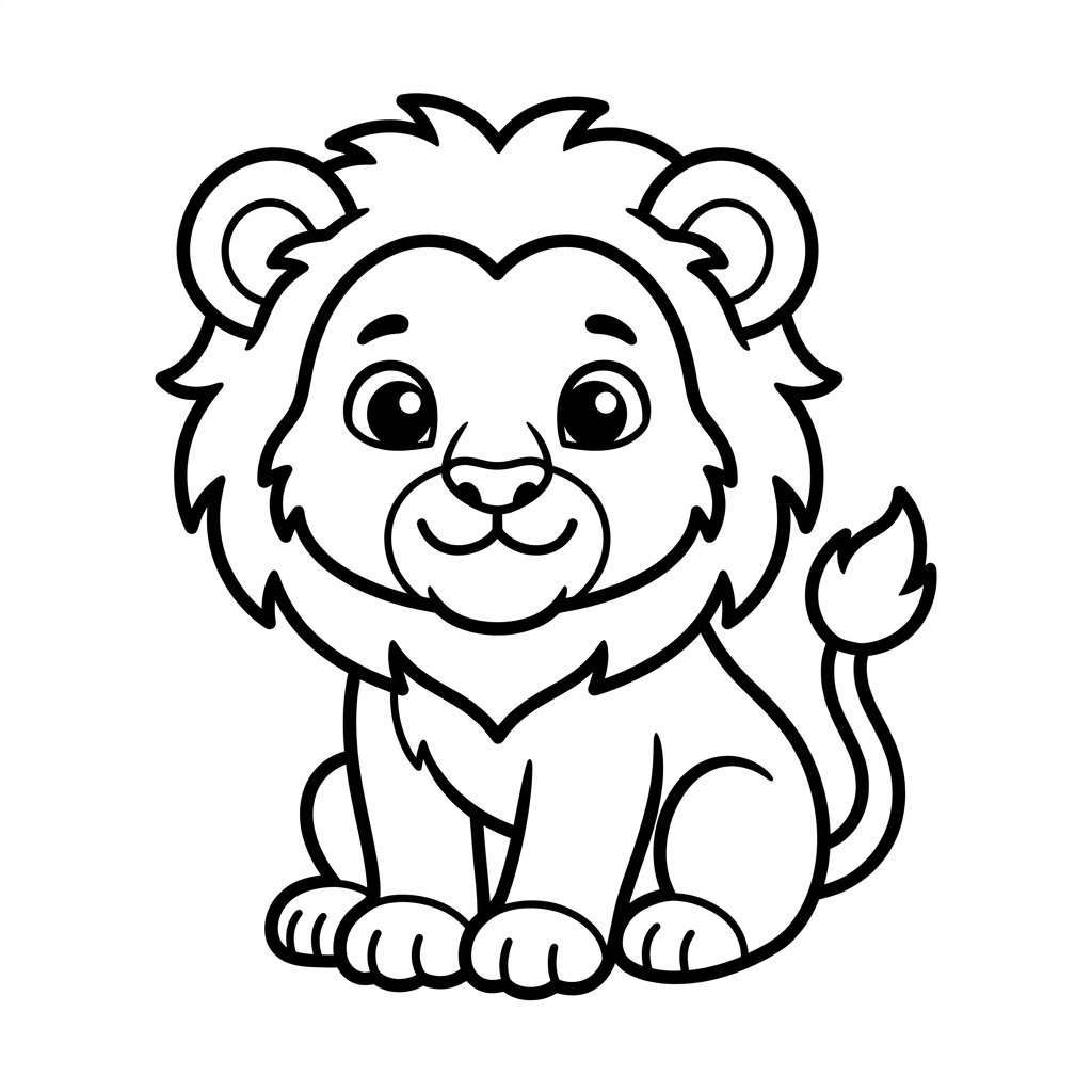 Animales de safari para colorear